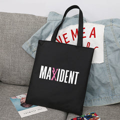 SKZ Maxident Printed Canvas Shoulder Bag