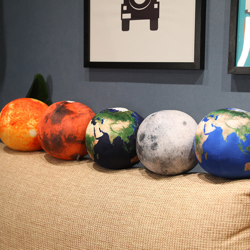 Solar System Planet Moon Pillow Plush Toys