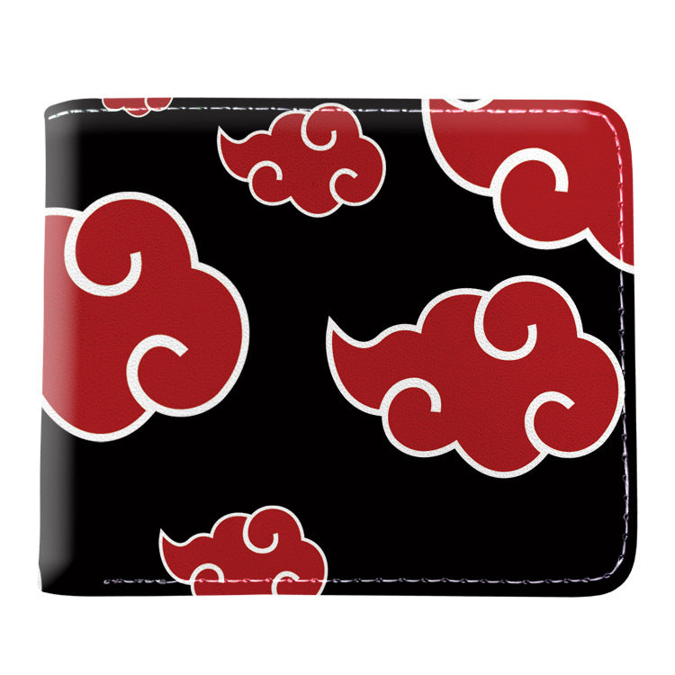 Trendy Anime Sasuke Folding Wallet