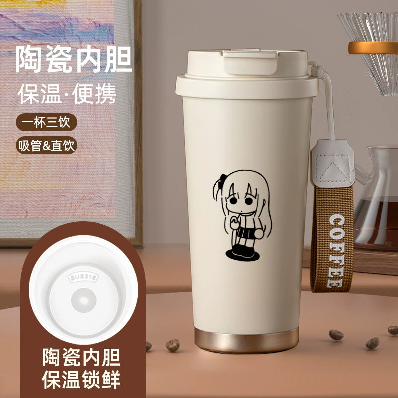 Anime Logo Coffee Thermos Cup