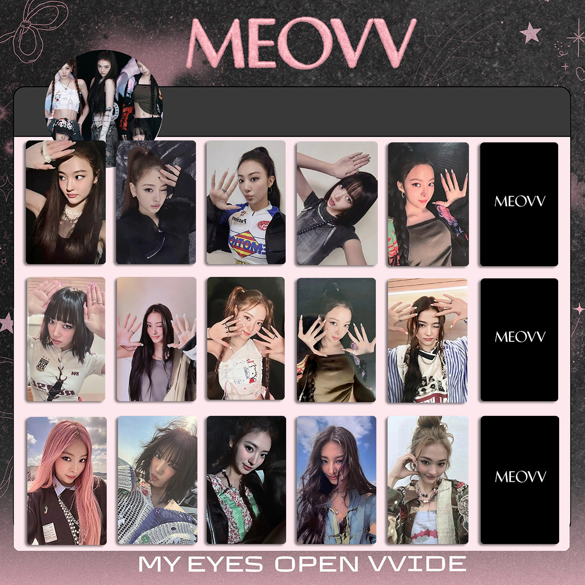 MEOVV MY EYES OPEN VVIDE PhotoCards