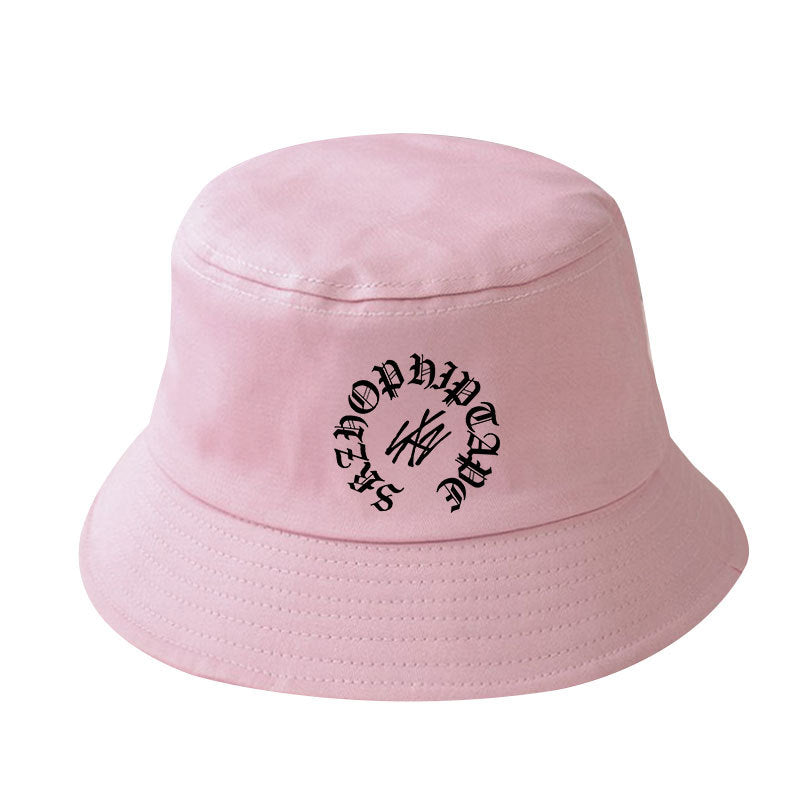 Kpop LOGO Printed Bucket Hat
