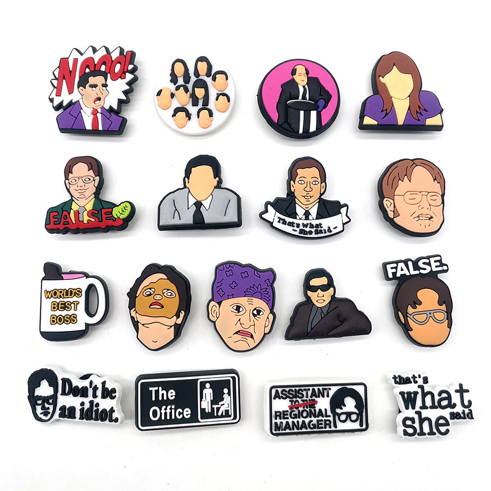 The Office Croc Decorative Charms