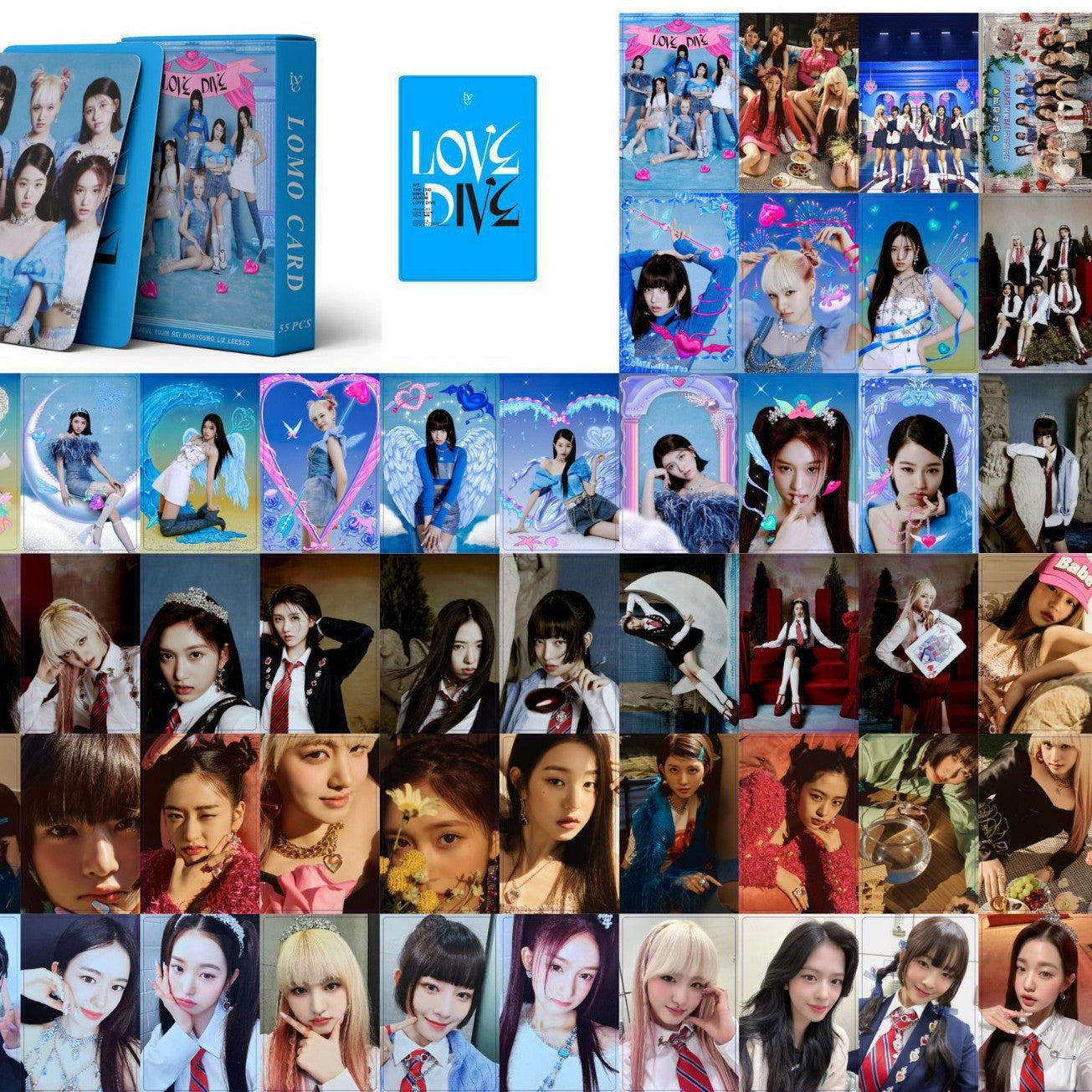 Kpop 55 Pcs LOMO Photocards