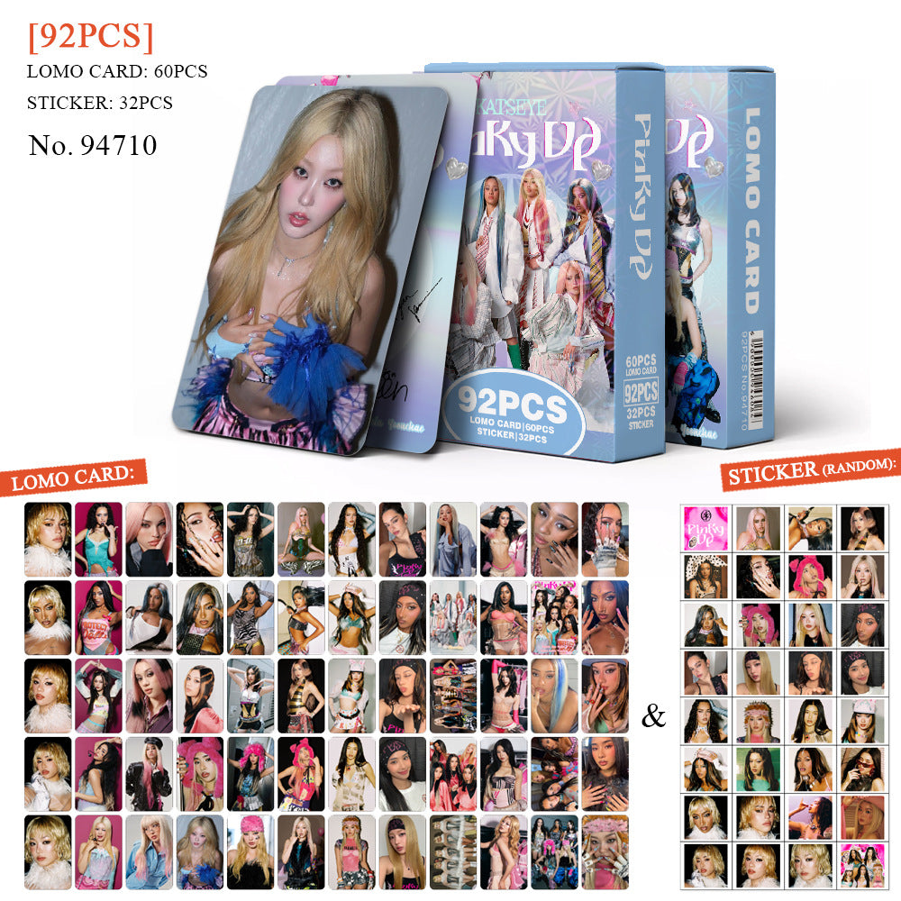 60PCS PINKY UP Photocard Sticker Collection