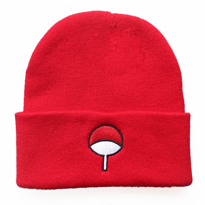 Trendy Red Cloud Logo Knitted Hat