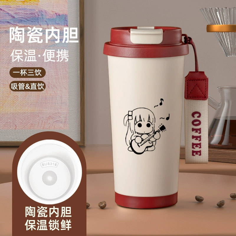 Anime Logo Coffee Thermos Cup