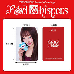 TWICE RED WHISPERS Photocard 9pcs