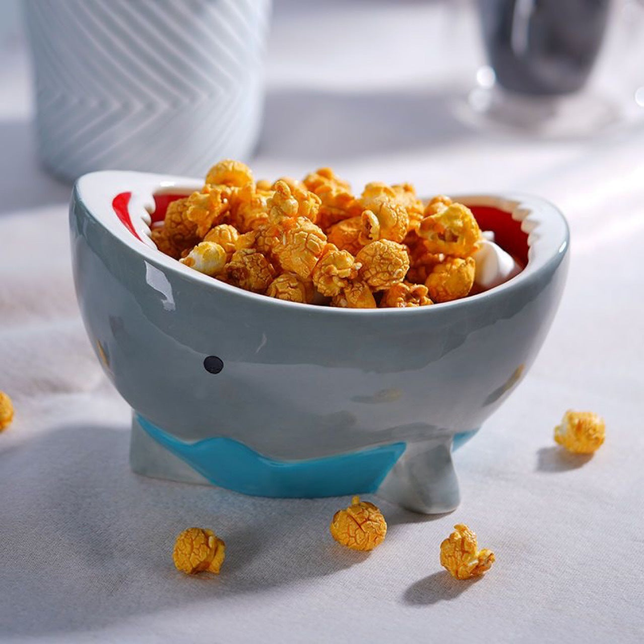 3D Shark Attack Bowl Ceramic