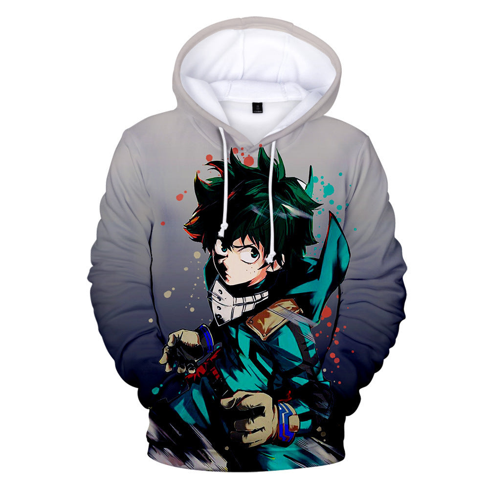 Unisex Anime 3D Color Printed Cosplay Casual Hoodie