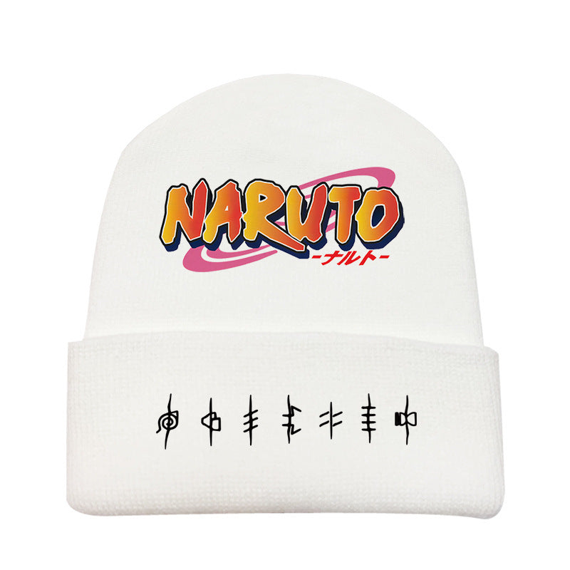 Versatile Anime Print Knitted Hat