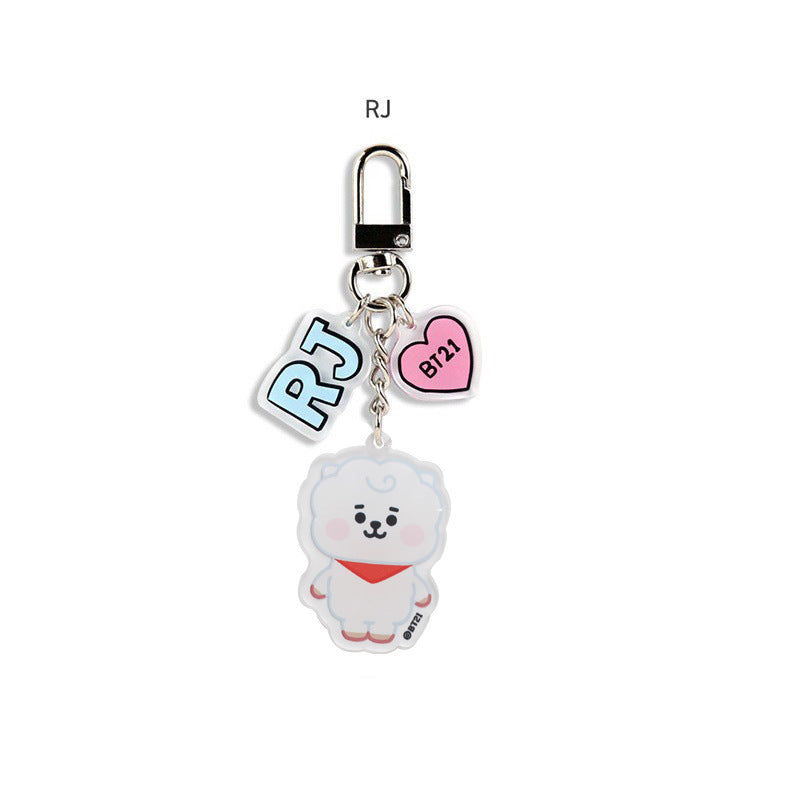 KPOP Acrylic Double-sided Transparent Keychain