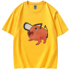 Trendy Anime Print Summer T-Shirt