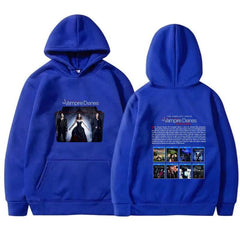 Unisex Tvd Pattern Pullover Hoodie