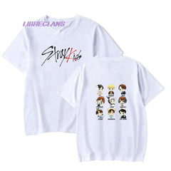 Women's SKZ Logo Printed Short Sleeve T-Shirt