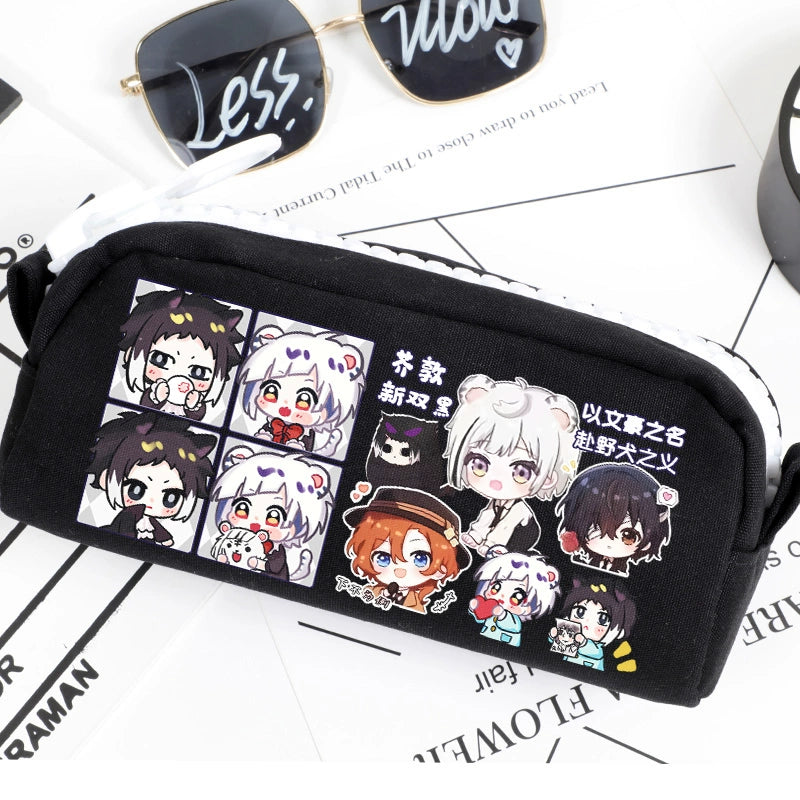 Anime Large Capacity Pencil Bag