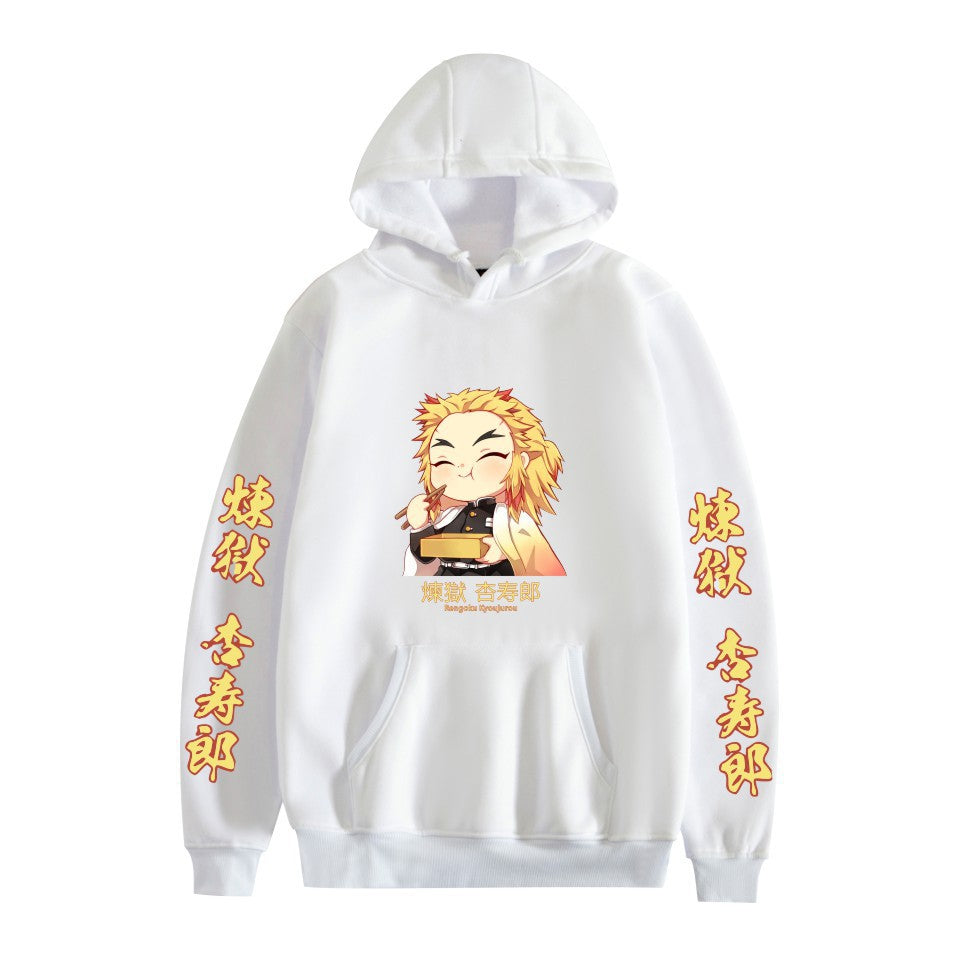 Unisex Cute Anime Printed Casual Loose Hoodie