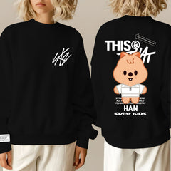SKZ THIS & THAT Printed Crew Neck Sweatshirt