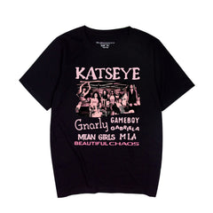 KATSEYE Group Printed Cotton Short-sleeved T-shirt