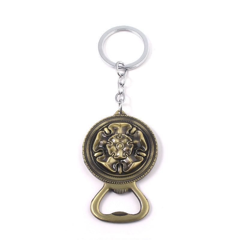 Dragon Wolf Bottle Opener Keychain Pendant