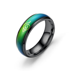 Stainless Steel Color-changing Anime Ring