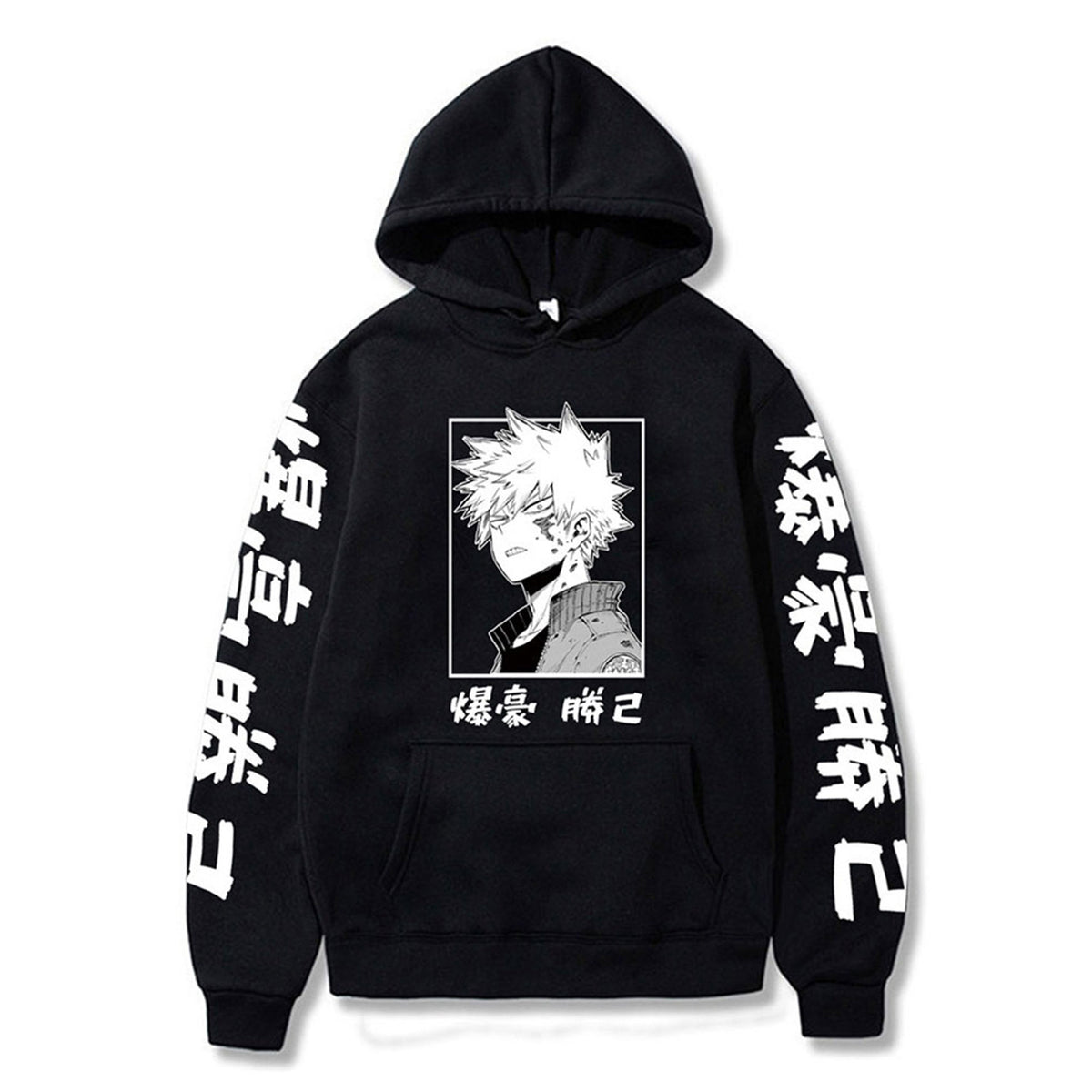 Unisex Anime Graphic Printed Casual Hoodie