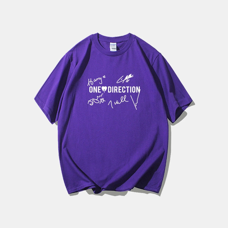 1D Signature Short Sleeve Crew Neck T-Shirt