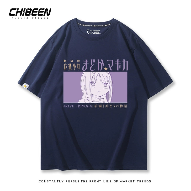 Women's Anime Print Half Sleeve T-shirt