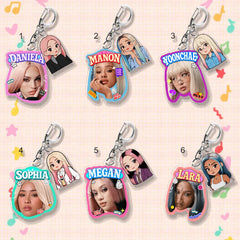 DANIELA MEGAN MANON Pendant Bag Keychain