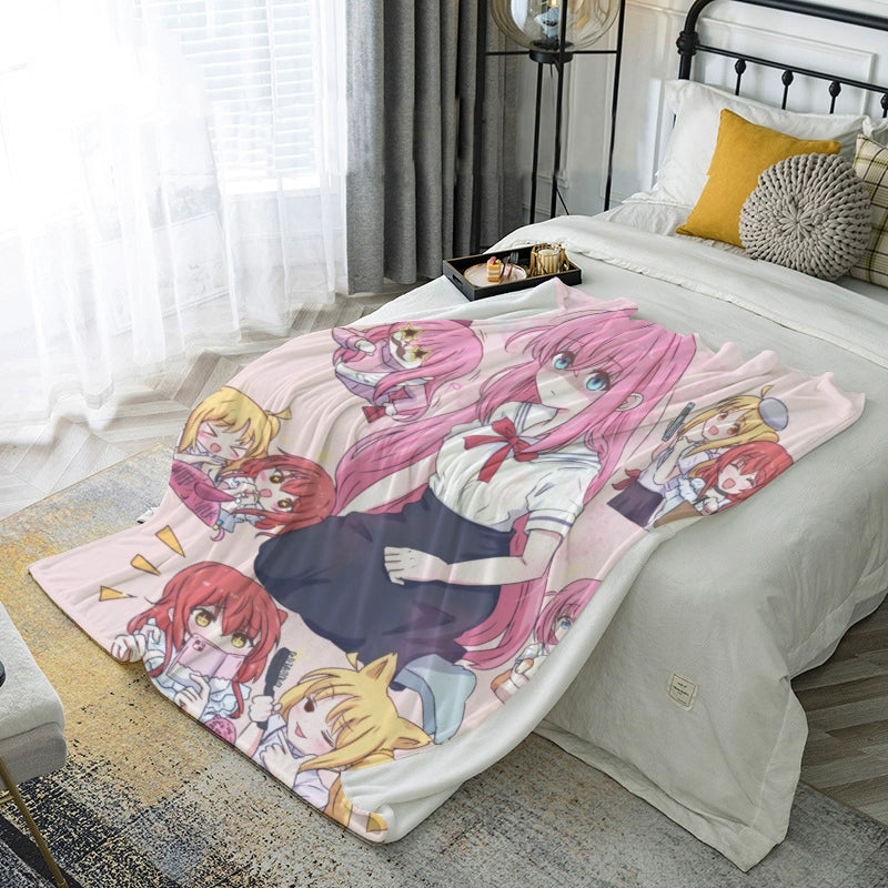 Cute Anime Flannel Blanket