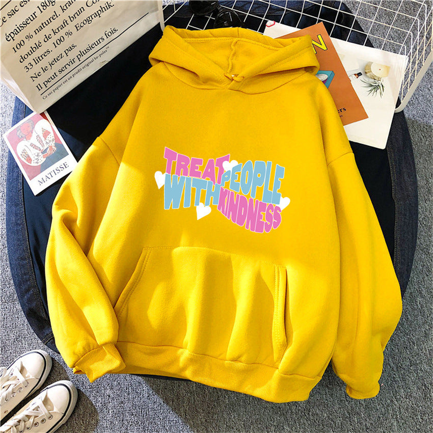 Women's Harry Letter Casual Loose Hoodie