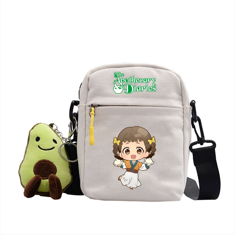 Versatile Anime Square Messenger Bag