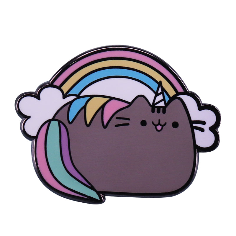 Cartoon Animals Unicorn Brooch Lapel Pin Gift