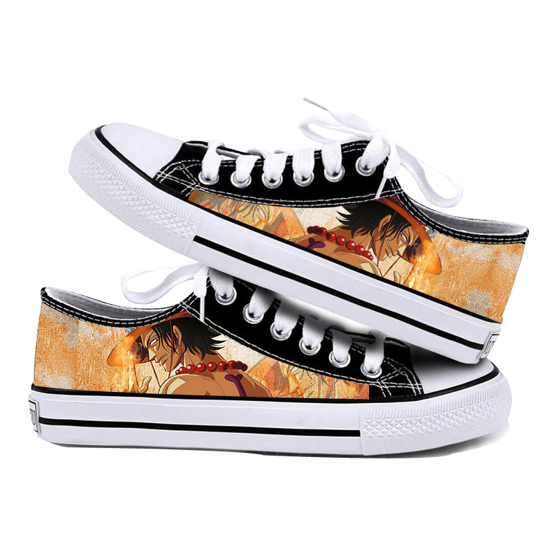 Trendy Low-top Anime Printed Board Shoes