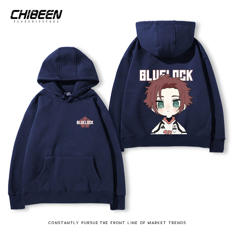 Men's and Women's Anime Printed Loose Hoodie