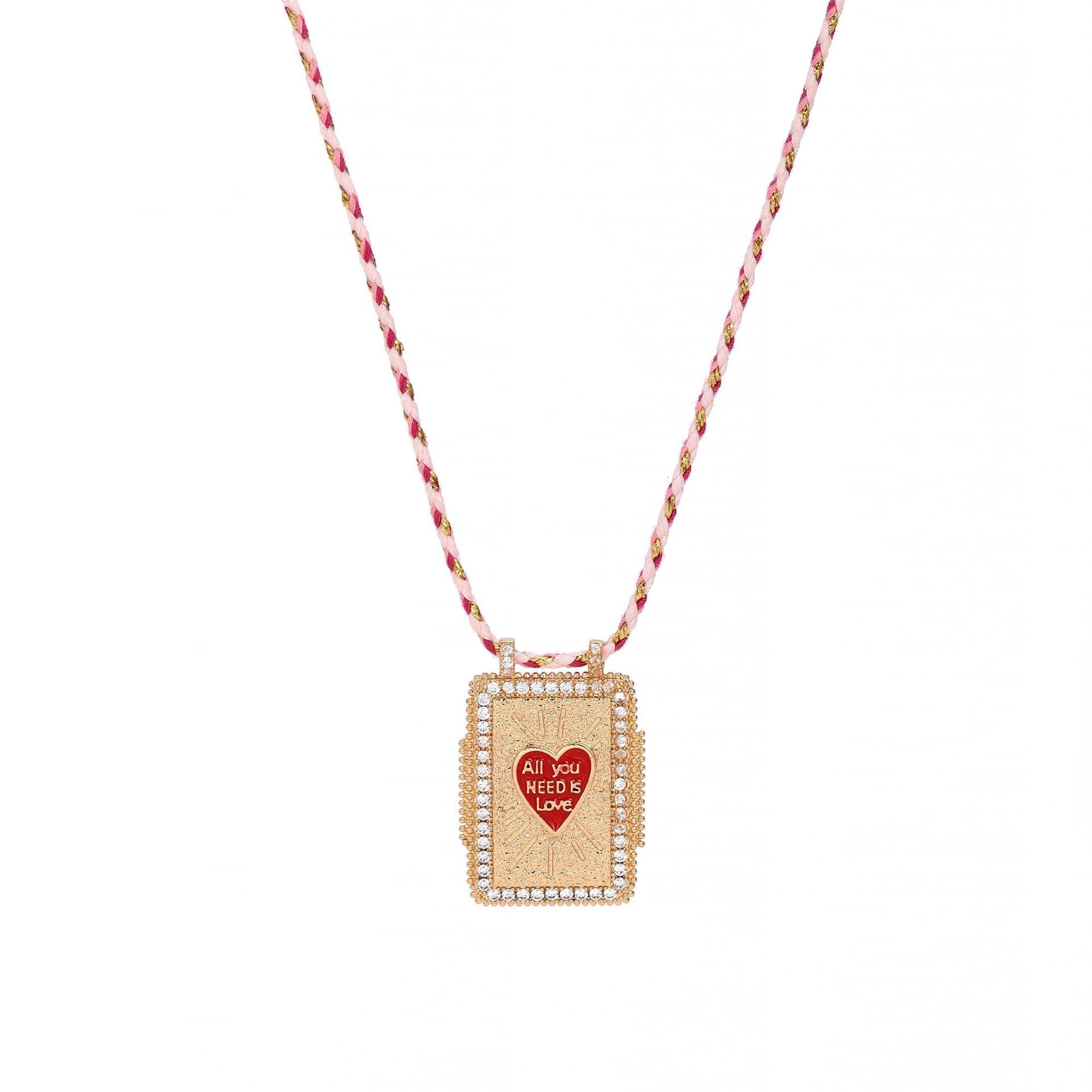 Bohemian Style Tarot Card Necklace