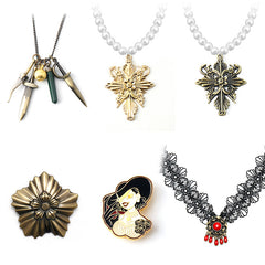 Game Cosplay Necklace Keychain