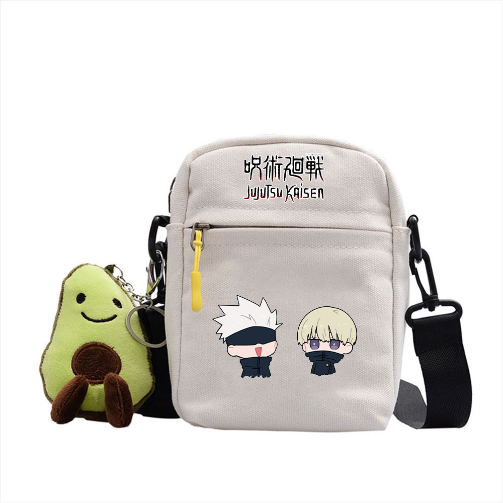 Casual Cartoon Anime Canvas Shoulder Bag