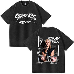 Vintage SKZ RUN IT Wash T-shirt