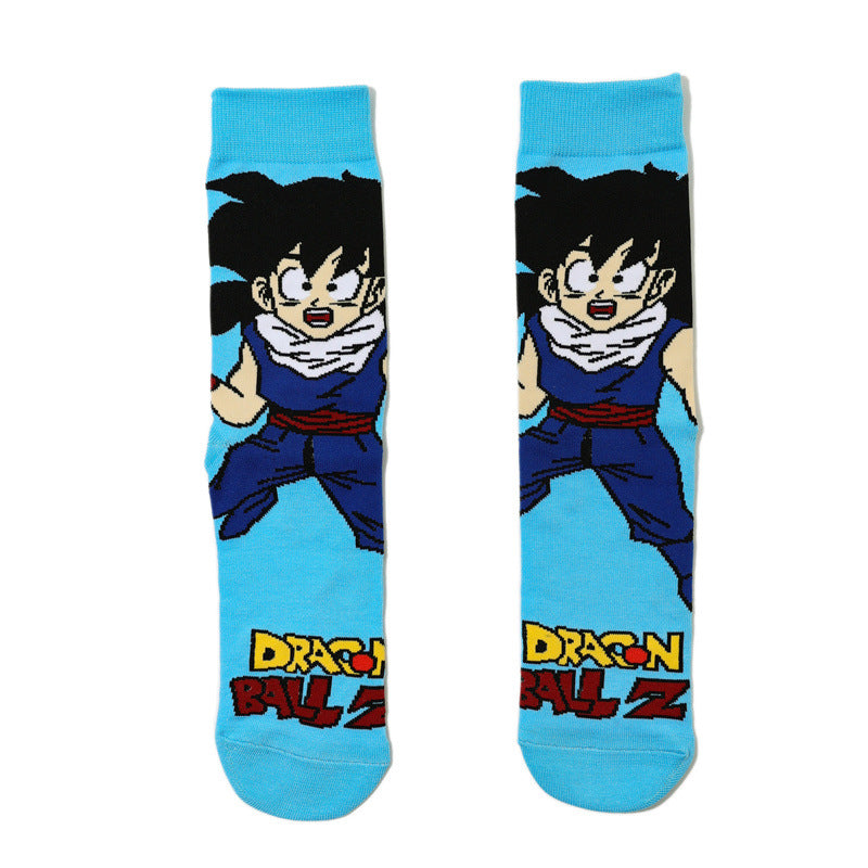 Anime Cotton Medium Tube Socks