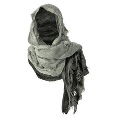 Vintage Medieval Knight Hooded Shawl