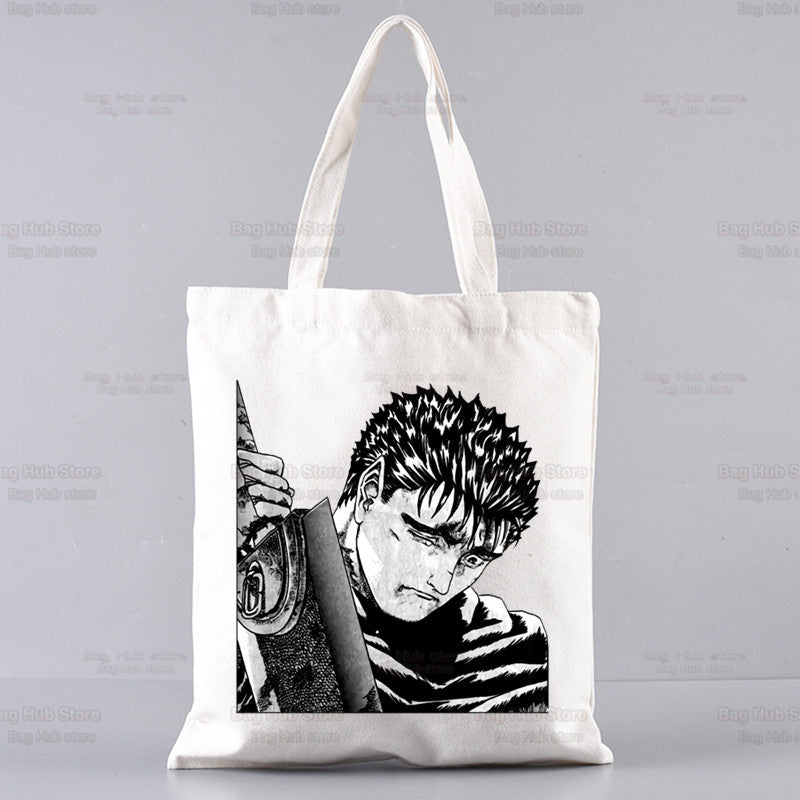 Guts Anime Printed Canvas Tote Bag