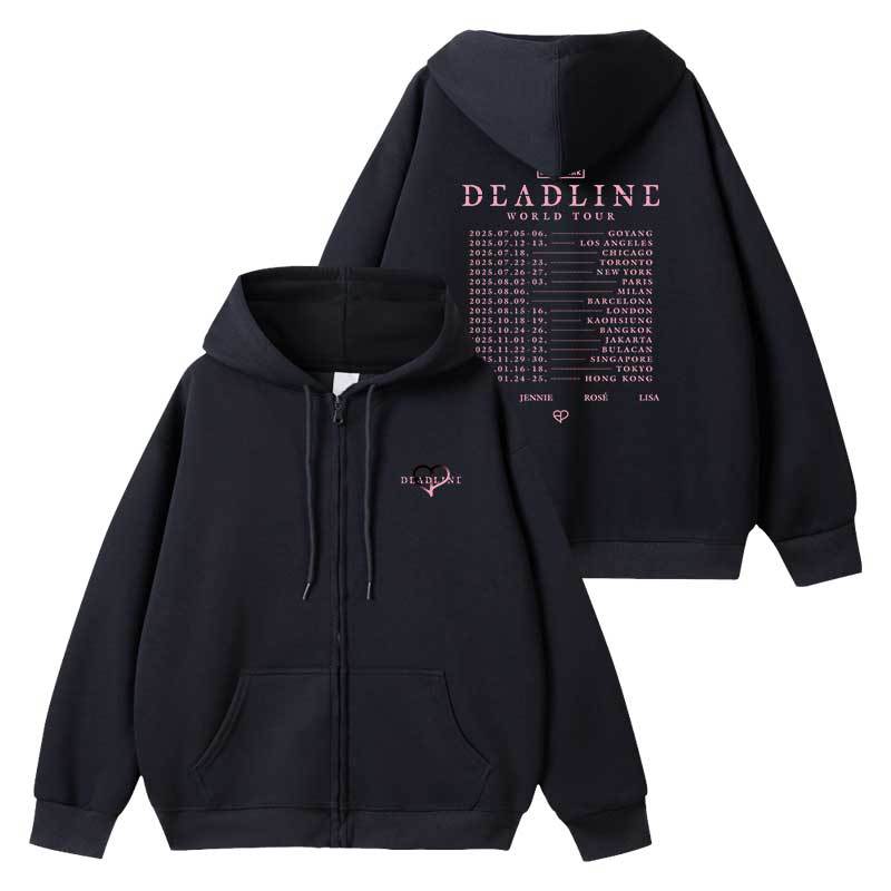 BP DEADLINE Tour Zipper Jacket Hoodie