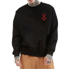 Men's Anime Guts Logo Crew Neck Sweatshirt