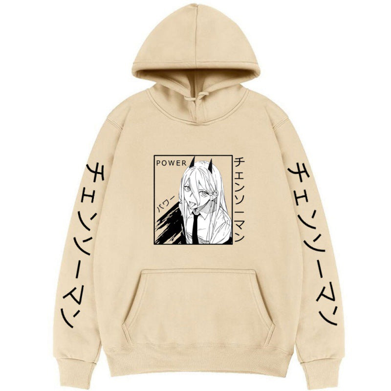 Unisex Anime Graffiti Printed Hoodie