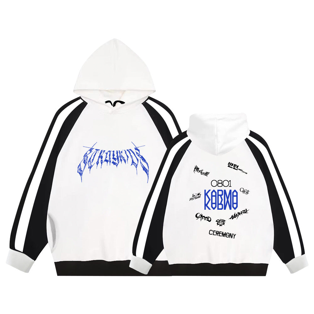 KARMA Album Logo Printed Pullover Hoodie
