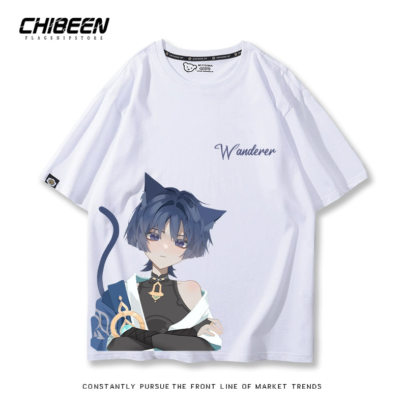 Casual Game Cotton Short Sleeve T-Shirt