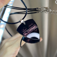 BP Signature Guitar Pick Necklace Keyring