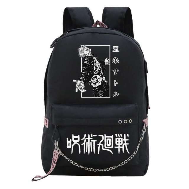 Trendy Anime Print Large Capacity Backpack