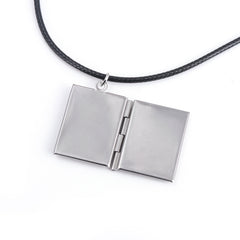 Creative Anime Opened Book Alloy Necklace